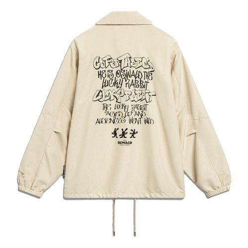 Li-Ning x Disney Oswald Graphic Jacket - Light Brown/Black - AFDT305.1
