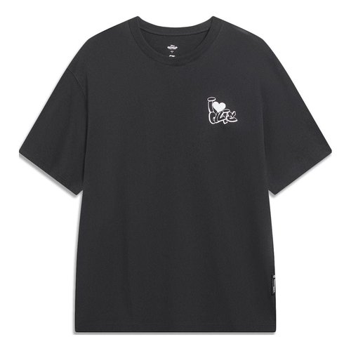 Li-Ning x Disney Oswald Graphic T-shirt - Black/White - AHST317.4