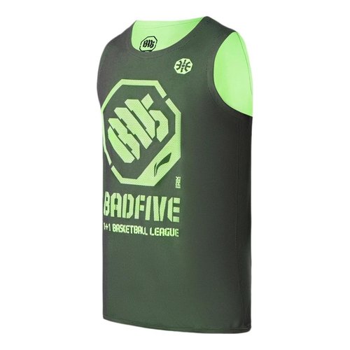 Li-Ning x Jon Burgerman BadFive Reversible Basketball Jersey - Green - AAYR371.8