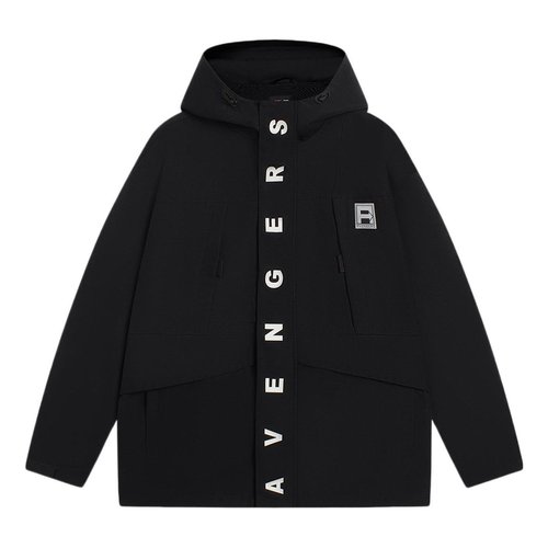 Li-Ning x MARVEL Graphic Windbreaker - Black/White - AFDSC93.2