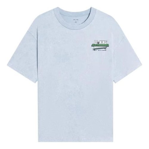 Li-Ning x MARVEL Hulk Comic Graphic T-shirt - Light Blue/Multi-Color - AHSSB93.3