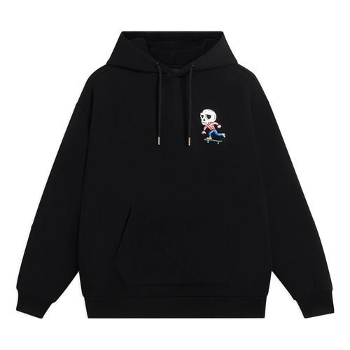 Li-Ning x Pablo Ientile Skull Graphic Hoodie - Black/Multi-Color - AWDS913.4