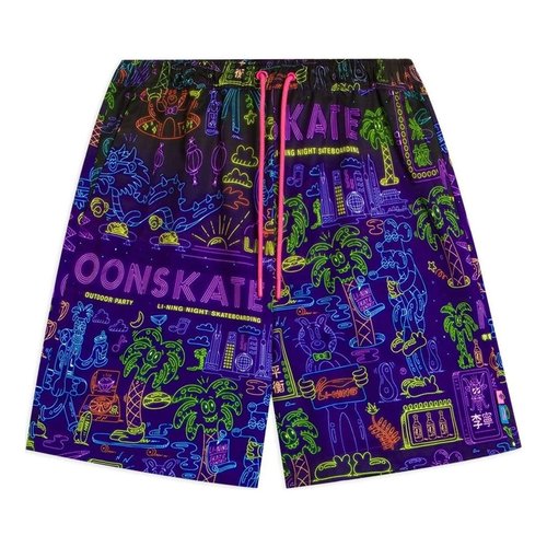 Li-Ning x Steven Harrington All-Over Print Shorts - Multi-Color - AKSSB45.1