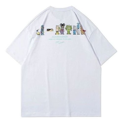 Li-Ning x Steven Harrington Graphic Loose Fit T-shirt - White - AHSR941.2
