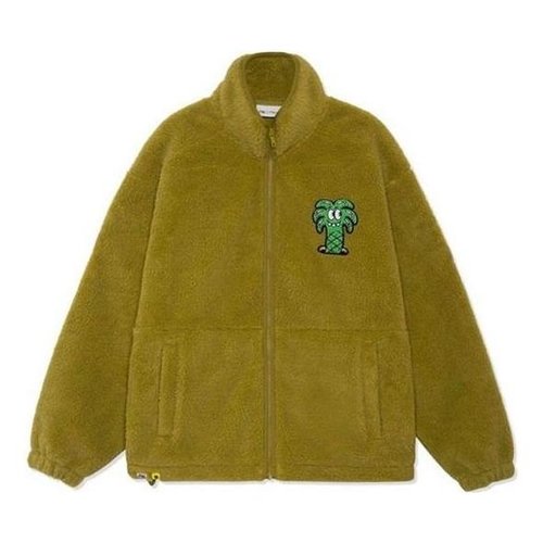 Li-Ning x Steven Harrington Graphic Polar Fleece Jacket - Olive Green - AFDRA07.2
