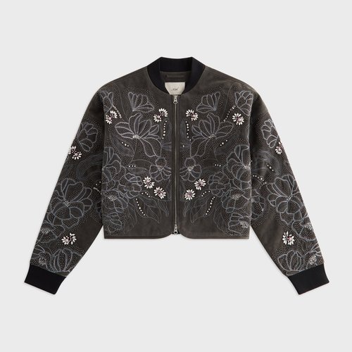 Lisa for Kith Elara Embellished Bomber Jacket - Black - W010346-001