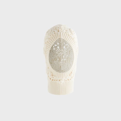 Lisa for Kith Lace Crochet Balaclava - Sandrift - W050277-104
