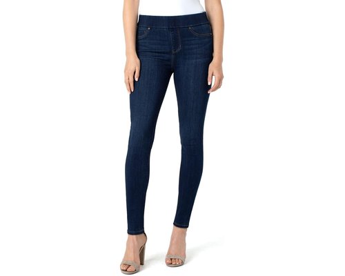 Liverpool Los Angeles Sienna Pull On Skinny Jean Jeans - Dynasty Dark - LM2021F80-404