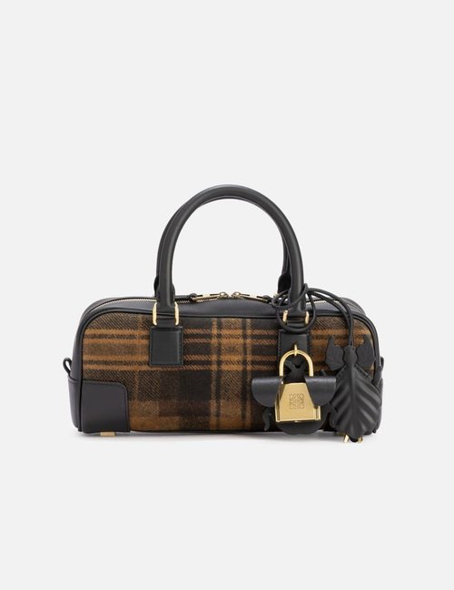 LOEWE Amazona 23 Cropped Bag - Tan/Black
