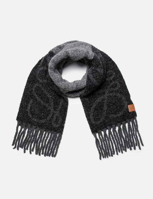 LOEWE Anagram Scarf - Dark Gray