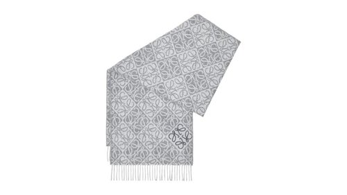 LOEWE Anagram Scarf - Grey