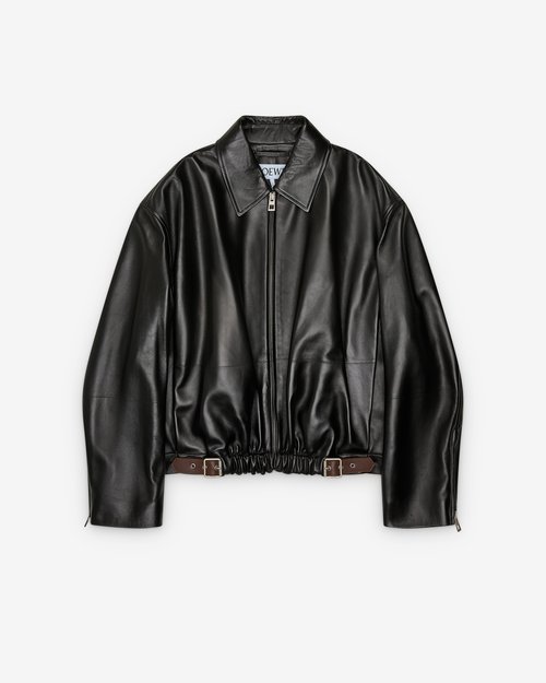 LOEWE Belted Jacket - Black - H526Y34L93