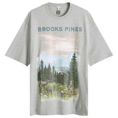 Loewe Brooks Pines T-Shirt - Grey Melange - H526Y22XBB-1440