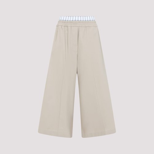 LOEWE Cropped Pants - S359Y04XFH 2140 BEIGE