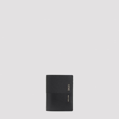 LOEWE Duet Compact Wallet - C612NCWX01 1100 BLACK