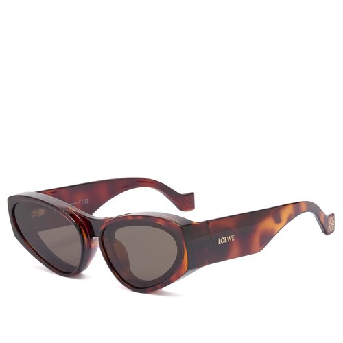 LOEWE Eyewear Paula's Ibiza Cat Eye Sunglasses - Havana/Brown - LW40171U-6252E