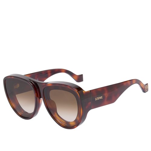 LOEWE Eyewear Paula's Ibiza Pilot Sunglasses - Havana/Brown - LW40170U-6152F