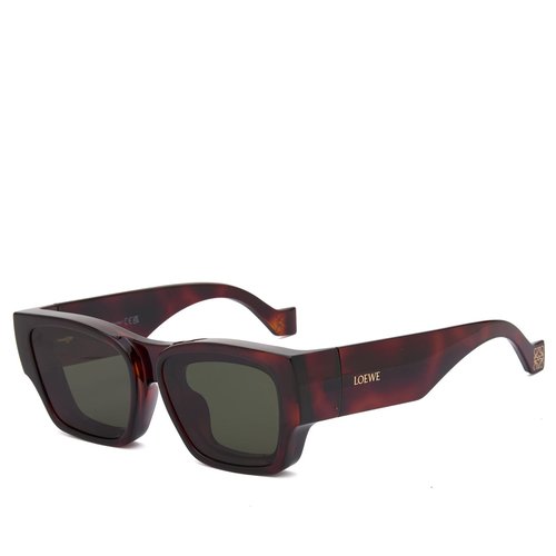 LOEWE Eyewear Paula's Ibiza Wayfarer Sunglasses - Havana/Green - LW40172U-5652N