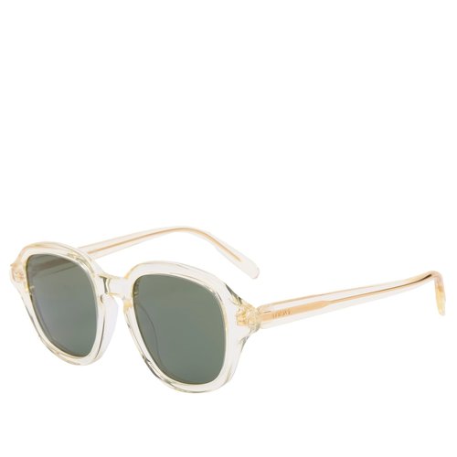 LOEWE Eyewear Slim Square Sunglasses - Yellow/Green - LW40163I-4957N