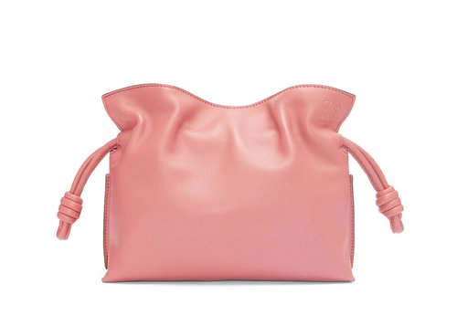 LOEWE Flamenco Clutch In Nappa Calfskin Mini - Peach Bloom