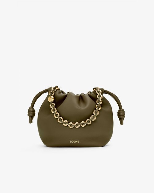LOEWE Flamenco Purse Mini 'Black' - A914CBPX03 | Solesense