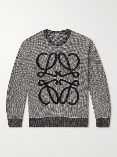 LOEWE Logo-Intarsia Knitted Sweater - 2101 - H526Y14KDM2101