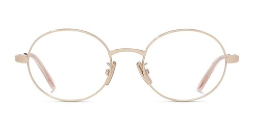 LOEWE Lw50094u Gold Transparent Rx Glasses - LW50094U49033