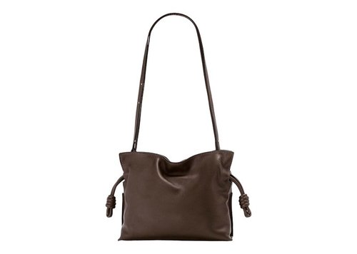 LOEWE Mini Flamenco Clutch - Chocolate