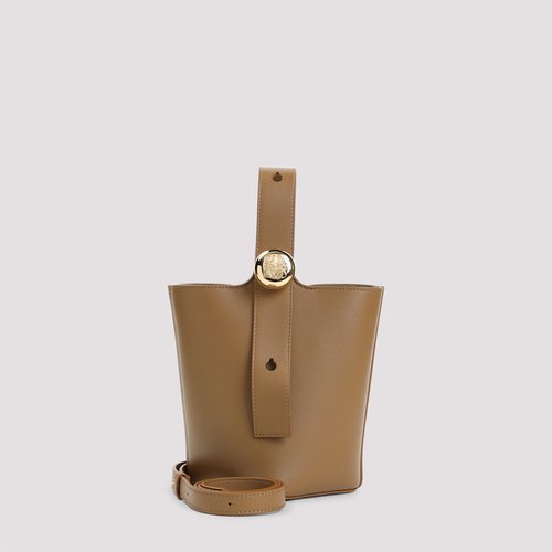 LOEWE Pebble Mini Bucket Bag - Brown - AANBBBMX01 3980 OAK