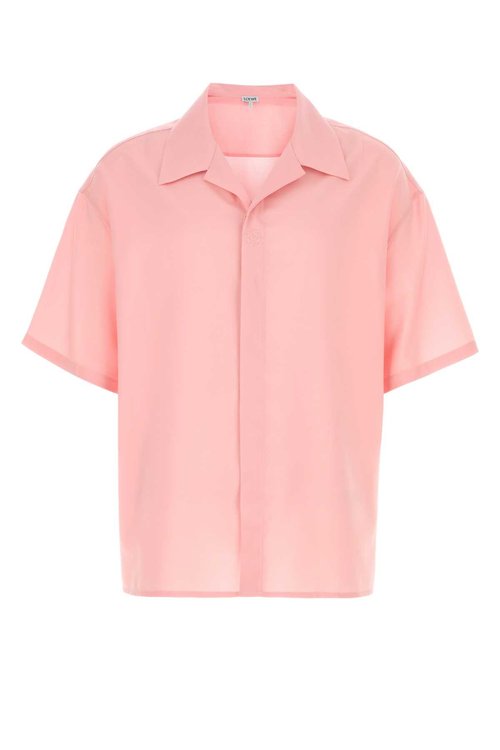 LOEWE Pink Wool Shirt - H526Y05WEW CORAL