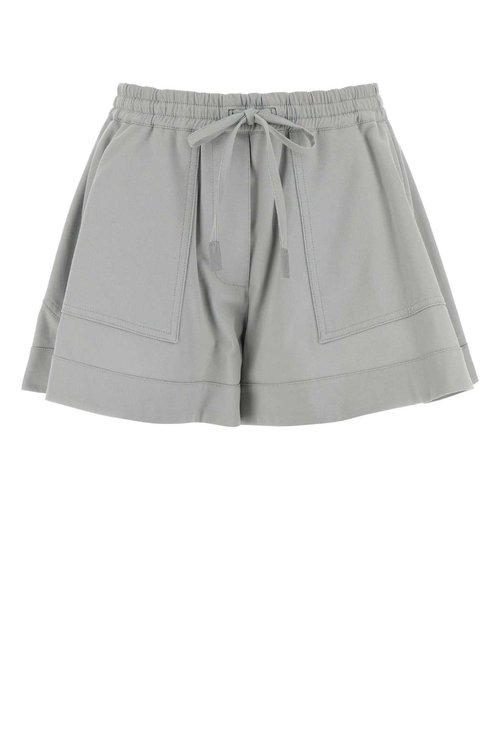 LOEWE Powder Blue Twill Shorts - S359Y1AX25 LIGHTGREY