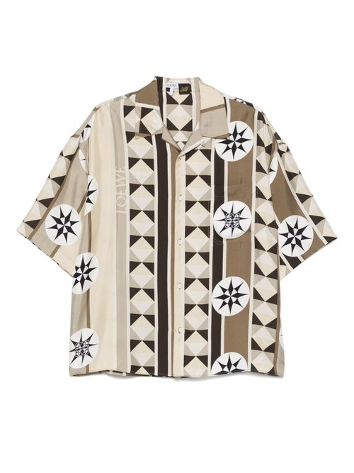 LOEWE Printed Silk Shirt - H616Y05X783046