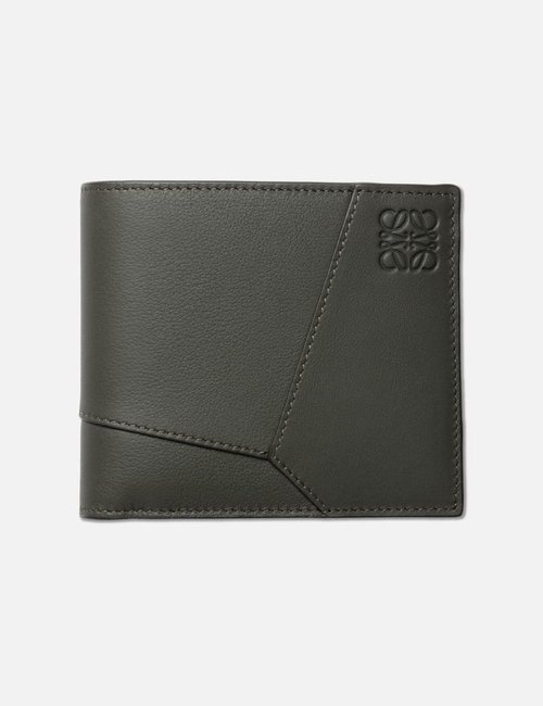 LOEWE Puzzle Bifold Wallet - Dark Khaki