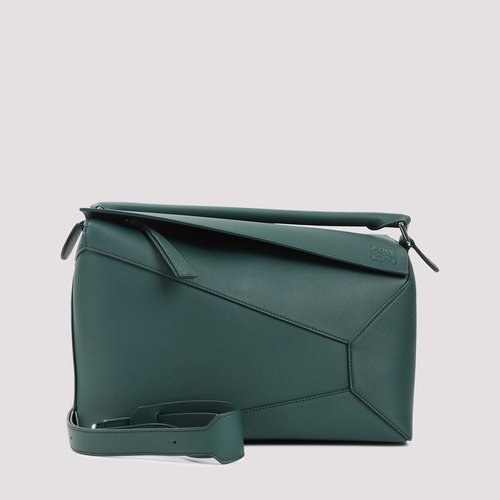 LOEWE Puzzle Edge New Large Shoulder Bag - Green - B510P00X04 6580 EVERGREEN