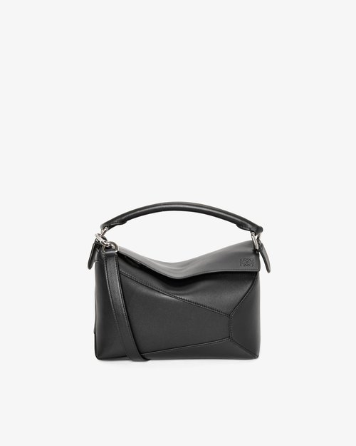 LOEWE Puzzle Edge Small Bag - Black - A510P60X41-1100