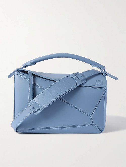 LOEWE Puzzle Logo-Debossed Leather Messenger Bag - 5016 - B510S20X035016