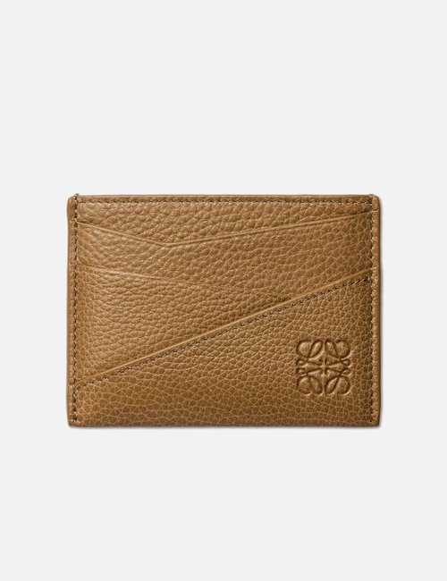 LOEWE Puzzle Plain Cardholder - Light Canyon Brown