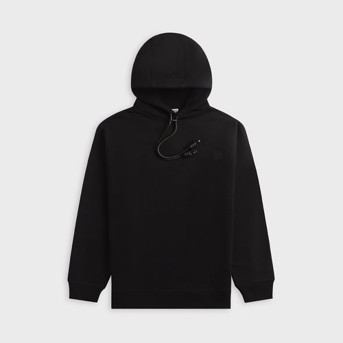 LOEWE Relaxed Fit Hoodie - Black - EH526Y25X53-1100