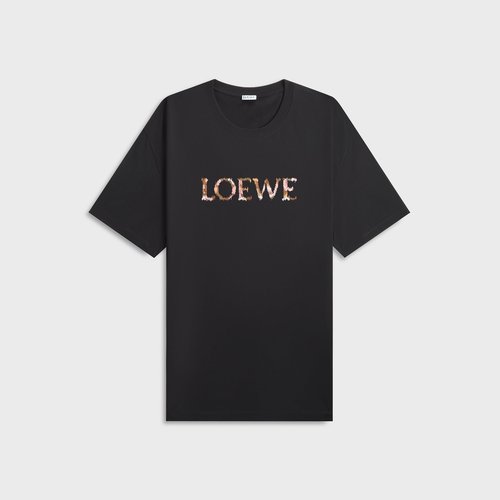 LOEWE Relaxed Fit Tee - Black - H526Y22XCM-1100