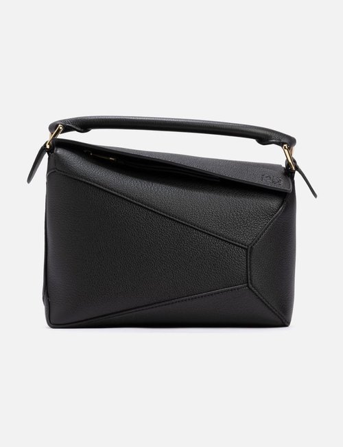 LOEWE Small Puzzle Edge Bag - Black