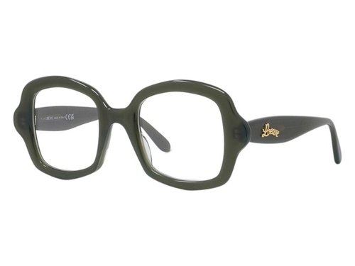 LOEWE Square Eyeglasses - Olive Green (Lw50066I 096)