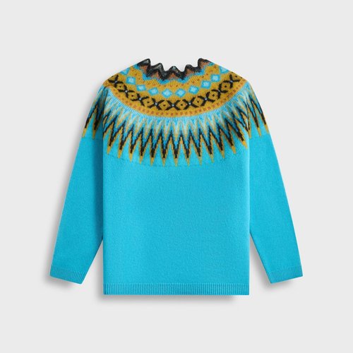 LOEWE Sweater - Blue/Multicolor - H526Y14KLJ-4985