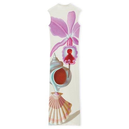 LOEWE Tube Dress - White/Multicolor - S359Y51X43