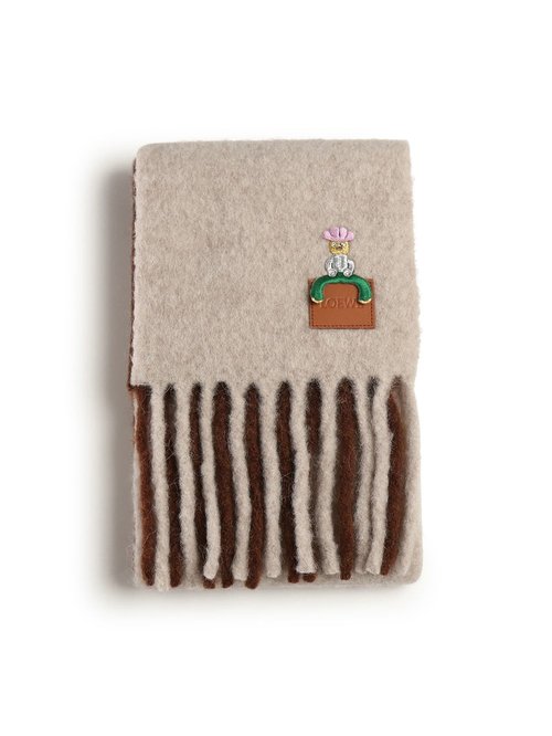 LOEWE Wool And Alpaca Blend Scarf - FSA7SS1W011225