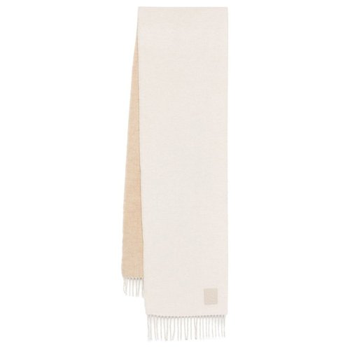 LOEWE Wool And Cashmere Scarf - Two Tone/White - F811251X06.2186 X