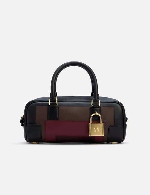 LOEWE x Albers Amazona 23 Cropped Bag - Black/Burgundy