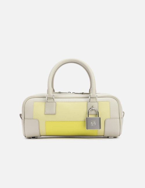 LOEWE x Albers Amazona 23 Cropped Bag - Pale Grey/Light Citrine