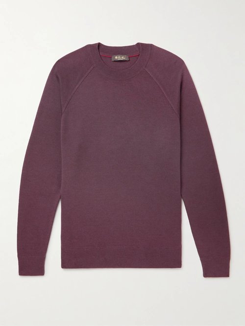 Loro Piana Cashmere, Virgin Wool and Silk-Blend Sweater - Q04K - FAL9526 Q04K