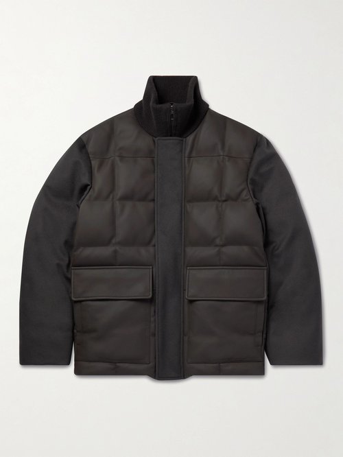 Loro Piana Parson Quilted Leather and Cashmere Down Jacket - H0Ff - FAM5099 H0FF