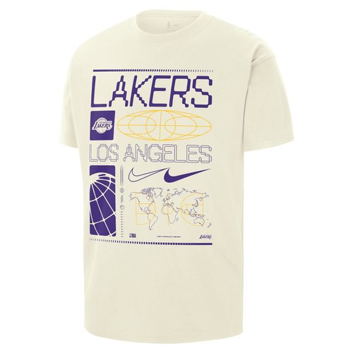 Los Angeles Lakers Nike NBA Max90 T-Shirt - Sail - FQ6086-133